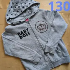 BABY DOLL フード付きパーカー 130