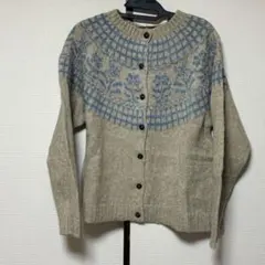 サマンサモスモス　新品タグ付き　ニット　カーディガン　花柄