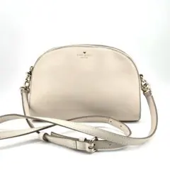 kate spade　ケイトスペード　レザー ショルダーバッグ　アイボリー