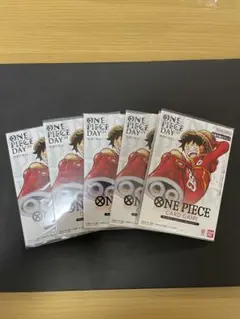 ワンピースカード　ONEPIECEDAY 2024 ワンピースデイ　5セット