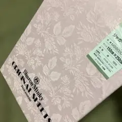 Sharon Minky 純綿 100% ボタニカル柄 ピンク ジャガードシーツ