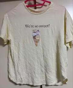 ちいかわ　ユニクロ　UNIQLO Tシャツ　のみ　M うさぎ　ハローキティ　黄色