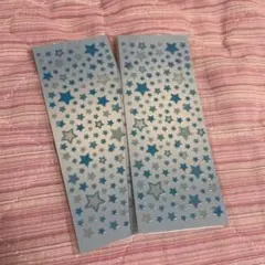 星柄シール 2枚セット　クーリア