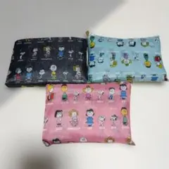 3点セット スヌーピー キャラクター エコバッグ 大容量 折りたたみ