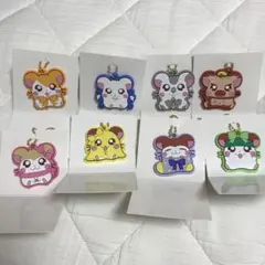 【８個セット】 ハム太郎 ラバーキーホルダー