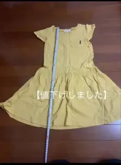 quoti use fith 半袖 ワンピース イエローのサムネイル