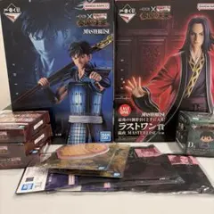 ポ*)様 一番くじ　キングダム　A賞、ラストワン賞　フィギュア2点　下位賞セット