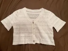 GRL【新品】透かし編みショート丈ニットカーディガン♡♡