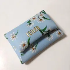 未使用 FEILER フェイラー マルチケース 小銭入れ コインケース ブルー