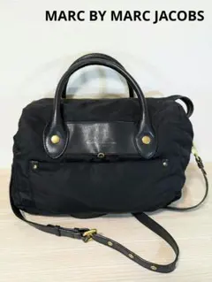 マークバイマークジェイコブス 2way ハンド ショルダー バッグ ミニボストン