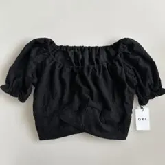 GRL グレイル 袖2Wayバックリボンレースブラウス [dh1290] GRL