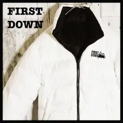 【人気色】ファーストダウン リバーシブル ブラック ホワイト ヌプシ　即完売