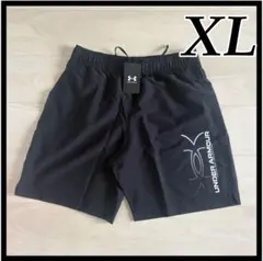 アンダーアーマー メンズ クロス ハーフパンツ ショーツ 黒 XL 未使用のサムネイル
