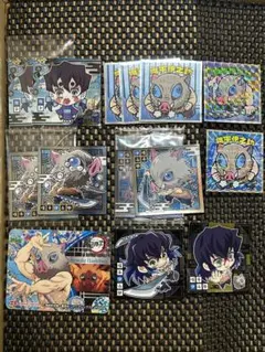 鬼滅の刃　ウエハース　シール 嘴平伊之助　デフォルメ　ビックリマン