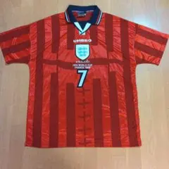 イングランド代表 1998 ユニフォーム ベッカム 7番