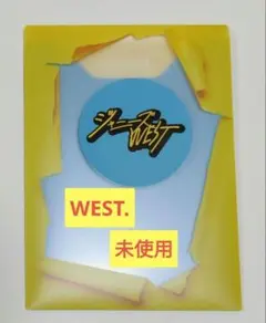 WEST. フレークシール L判写真サイズ ケース ロゴステッカー 未使用品