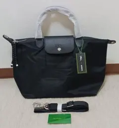 LONGCHAMP☆ル プリアージュ☆エナジートップハンドルバッグ☆Ｍ☆黒☆新品