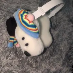 スヌーピー イヤーマフ レトロ 虹色帽子 PEANUTS 防寒 冬 小物