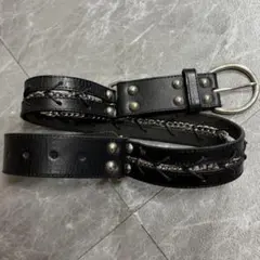 小物 P&D archive Y2K chain gimmick belt P&D archive Y2K chain gimmick belt - メルカリ