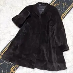 総丈97 サガミンク シェアード ロングコート ファー XL相当 裾長さ170