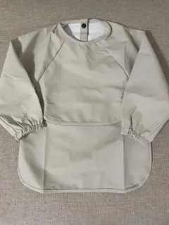 【ほぼ未使用】防水長袖　お食事エプロン