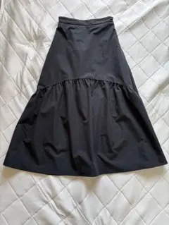 アースミュージックエコロジー黒ロングスカート Aラインスカート 美品