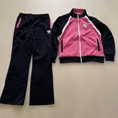 Kaepa ジャージ ピンク/黒 160