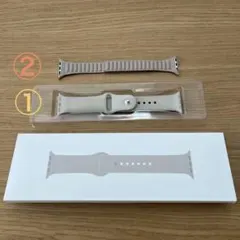 【2本セット】Apple Watch スポーツバンド ライトベージュ