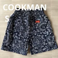 Cookman ハーフパンツ S シェフパンツ ペイズリー ネイビーのサムネイル
