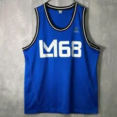 完売品 Reebok Les Mills コラボ タンクトップ メッシュ 青