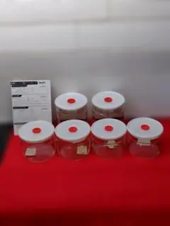 Y未使用 iwaki レンジ可 保存容器 900ml×2 500ml ×4