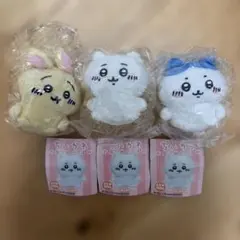 ⭐︎ちいかわ　お座りぬいぐるみ 3点セット　ちいかわ　ハチワレ　うさぎ