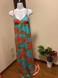 Sybilla シビラ ノースリーブ ロングワンピース 花柄刺繍 40 - メルカリ