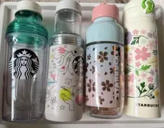 訳あり大特価☆海外スターバックスピンク＆ゴールドタンブラー＆サニー 