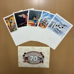 ディズニー70周年 ポストカードセット