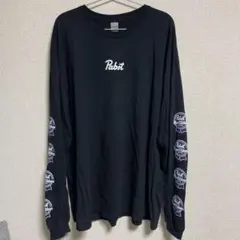 Pabst Blue Ribbon 長袖Tシャツ ブラック 2XL