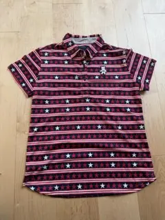 callaway 星柄　レディース半袖ゴルフトップス