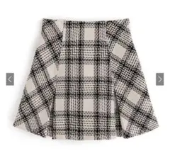 GRL インパン裏地付きツイードチェックミニスカート[tu891] Mサイズ