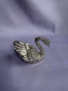 【スワロフスキー】白鳥の小物入れ