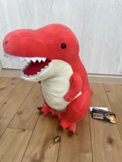 タグ付き　AMUSE 恐竜時代 ぜーんぶティラノサウルス ぬいぐるみ