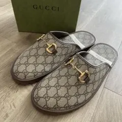 【新品未使用】GUCCI グッチ　GGスプリーム　ホースビット　ゴールド