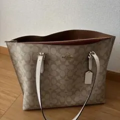 COACH シグネチャー トートバッグ 베이지