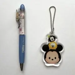 ダッフィー ホームタウンシリーズ ボールペン ツムツム キーホルダー ディズニー