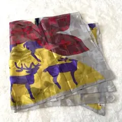 超美品　PER SPOOK シルク100% シフォン　超大判　スカーフ