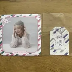 3点セット】櫻坂カフェ藤吉夏鈴 アクリルキーホルダー ポストカード