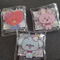 BT21 アクリルバッジ 3個セット