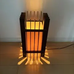 hikidashi ヒキダシ ライト ダークブラウン フロアライト 木製 LED
