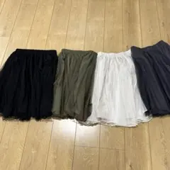 クチュールブローチ　チュールスカート