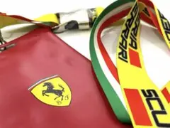 特価 新品 フェラーリ Ferrari チケット カード ホルダー ストラップ①のサムネイル