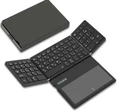 【新品に近い】Omikamo キーボード Bluetooth 折りたたみ式